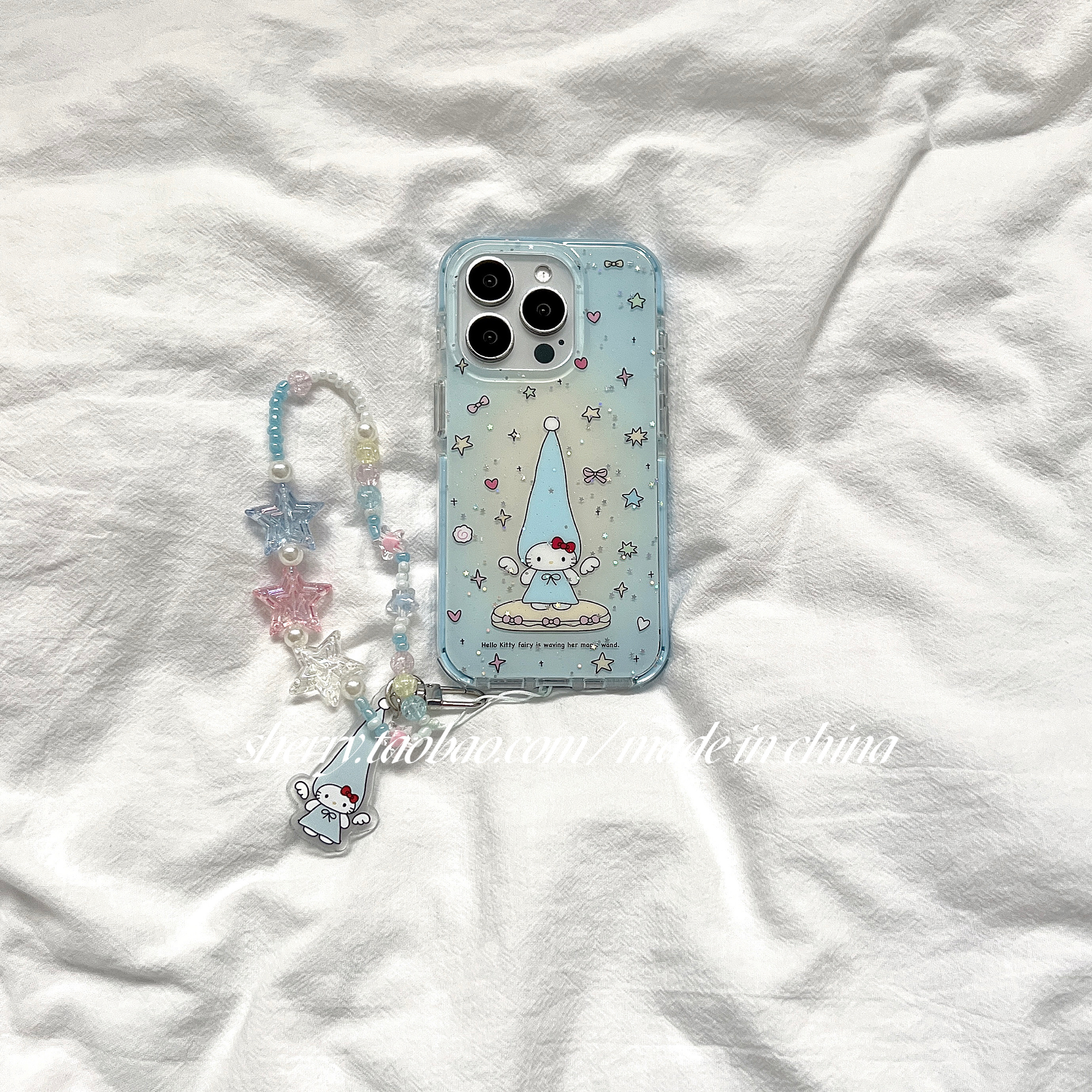 适用苹果16promax手机壳星星kt猫