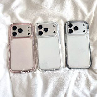 SHERRY ins风高透果冻感软壳清透适用于苹果17ProMax手机壳iPhone16Pro小众少女心15简约14小清新高级感纯色