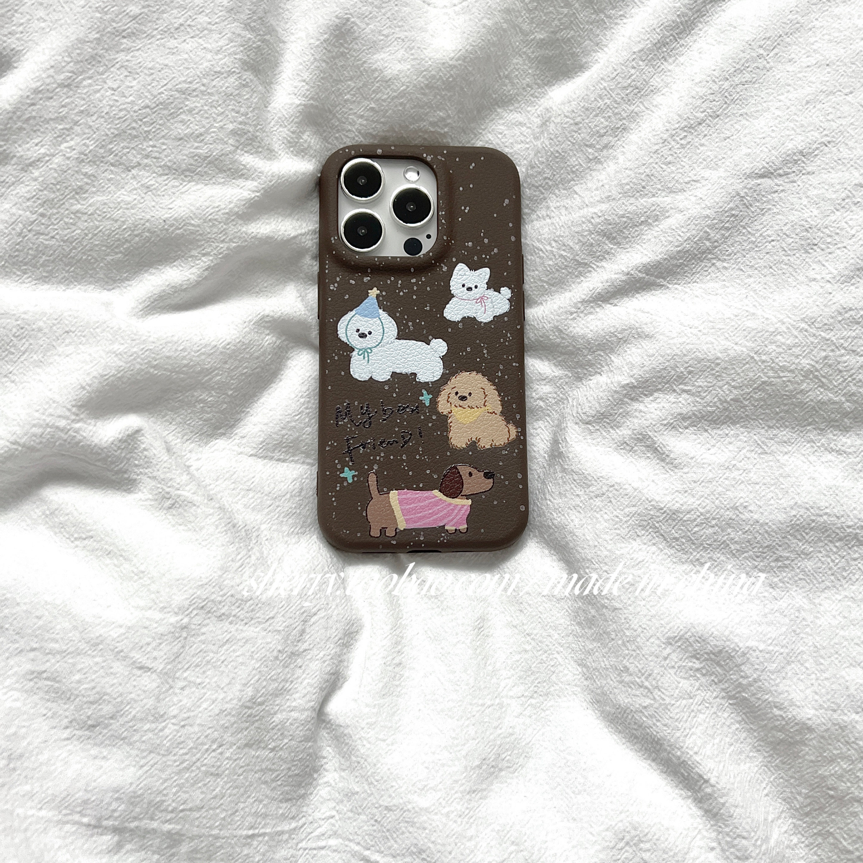 苹果16promax手机壳小众可爱狗狗