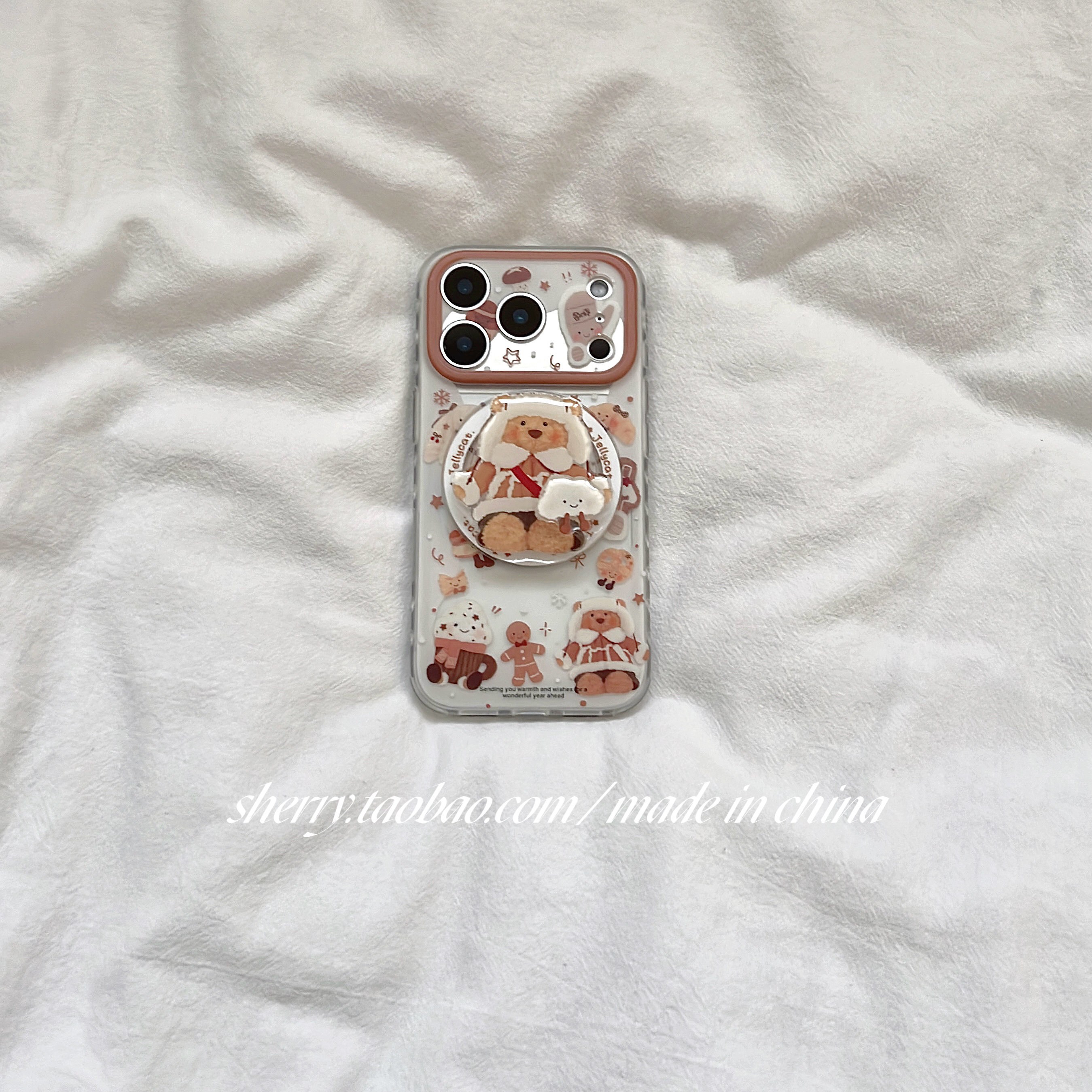 SHERRY*ins风肤感挎包兔子小熊磁吸适用于苹果17ProMax手机壳iPhone16Pro小众少女心15简约14小清新卡通可爱,3C数码配件,手机保护套/壳,淘宝优惠券,粉丝福利购,淘宝优惠卷