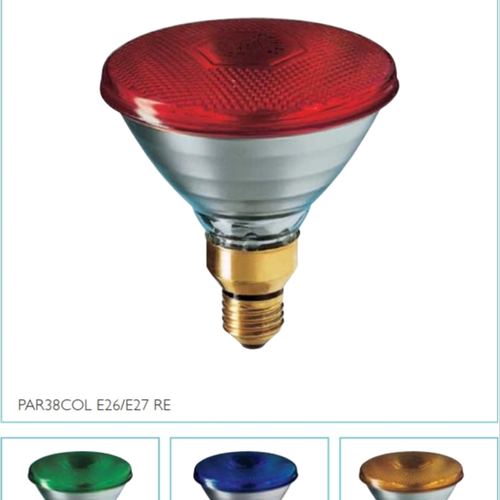 飞利浦PAR 38 30度 水下灯泡 户外射树灯 厚玻璃射泡 80W