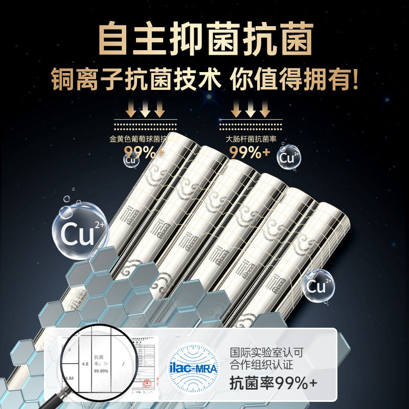 双枪316L不锈钢筷子10双家用一人一筷高温防滑防霉批发筷子食用级