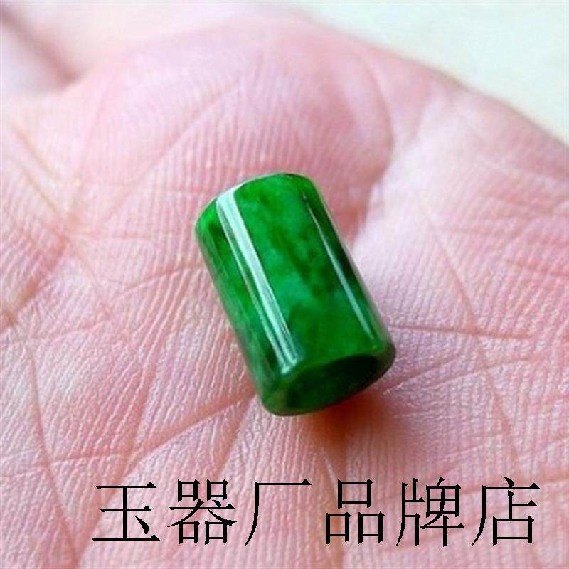 精品缅甸翡翠路路通吊坠阳绿满绿玉石祖母绿转运桶珠项链玉坠饰品