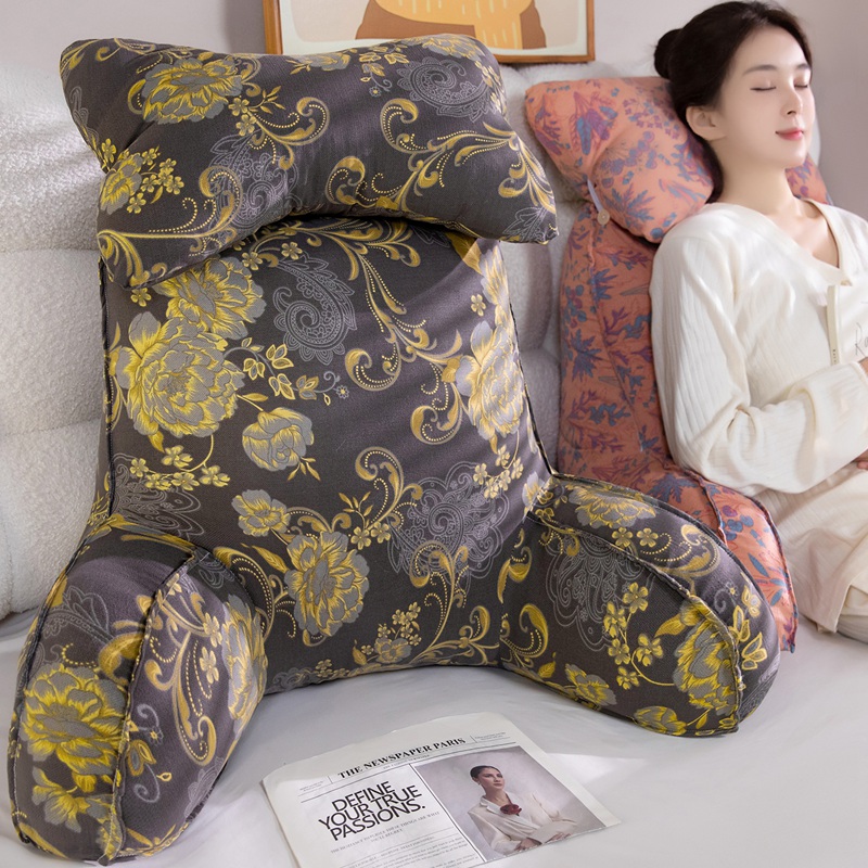 加高靠背软包床头靠垫护靠枕