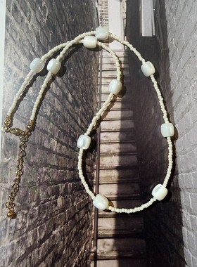 【白月光】原创项链设计天然白蝶贝项链女小众高级百搭精致礼物