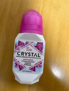 新品~现货 美国Crystal Body Deodorant天然矿石走珠止汗无香66ml