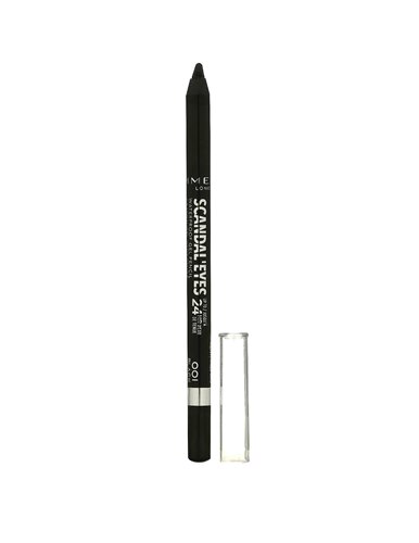 Rimmel London~Scandaleyes 24h持妆Kohl Kajal防水眼线001黑色