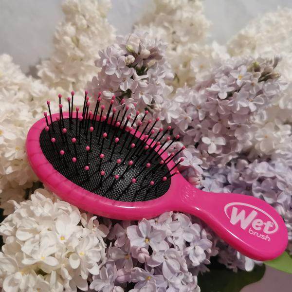 包邮美国海淘wet brush气垫梳子干湿两用按摩头皮直发弹性舒服1把