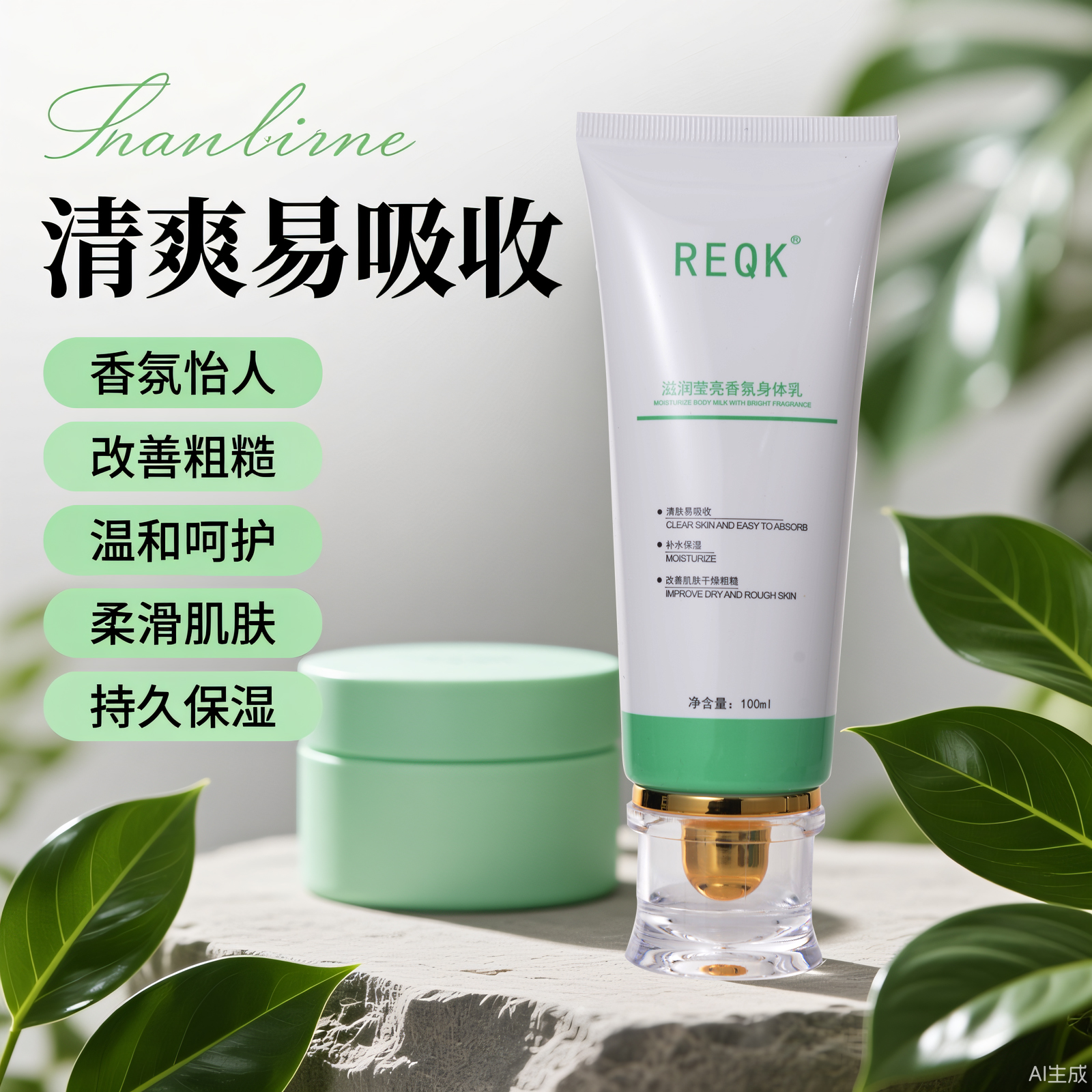 REQK身体乳霜改善肌肤干燥粗糙