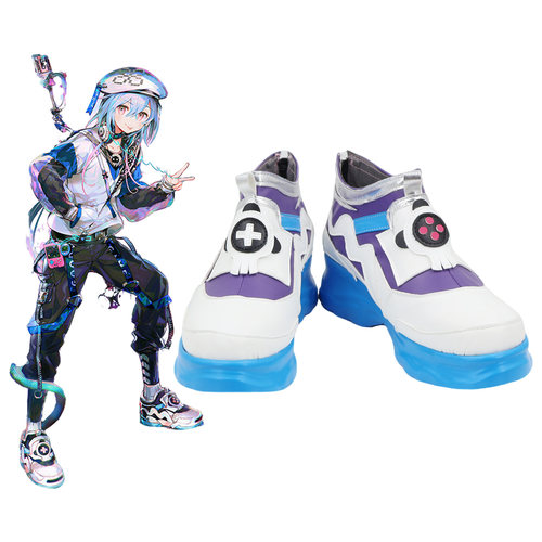 明日方舟水月Cosplay鞋cos鞋定制