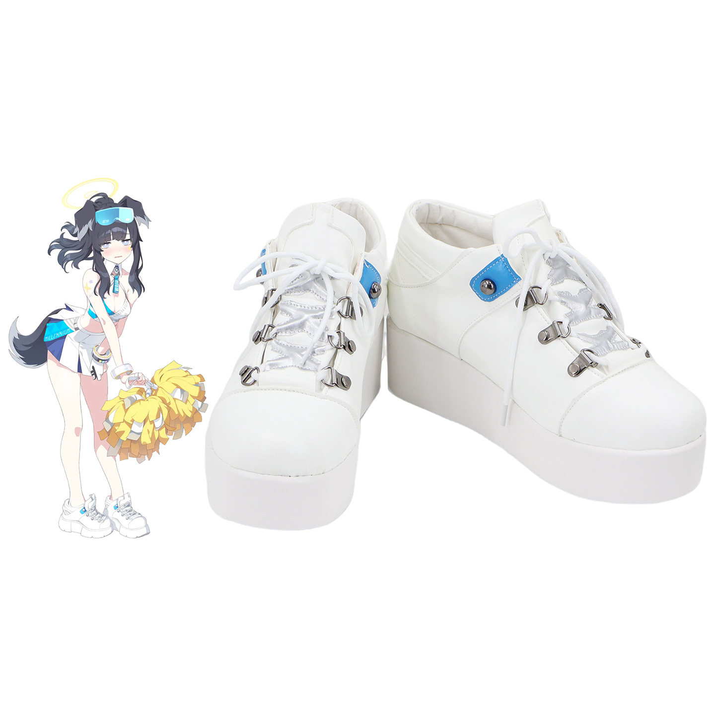 Cosplay鞋靴 蔚蓝档案 猫冢响 Cosplay鞋cos鞋定制