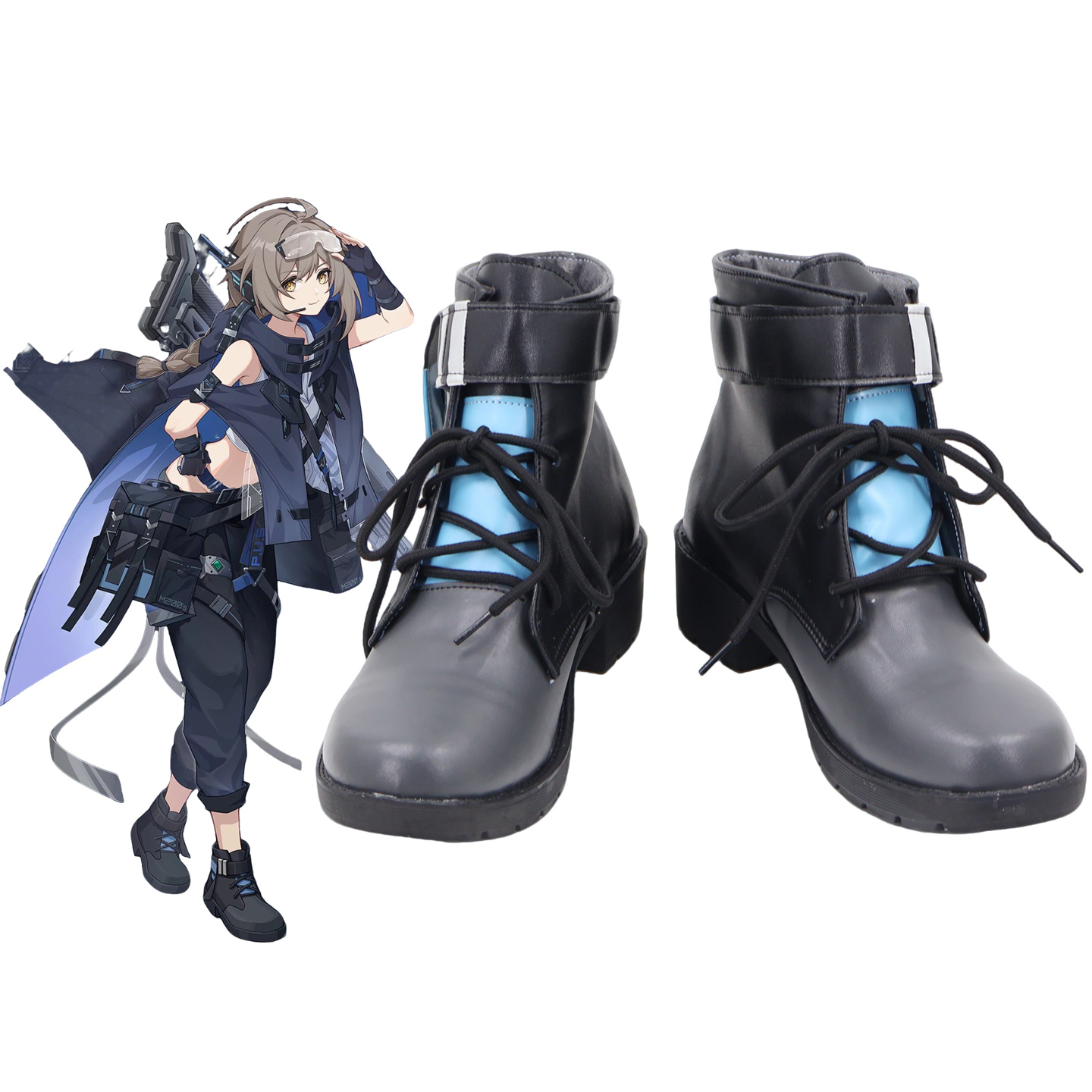 Cosplay鞋靴 卡拉彼丘 欧泊心夏 Cosplay鞋cos鞋定制