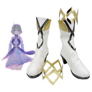 Cosplay鞋靴 原神 索琳蒂丝 Cosplay鞋cos鞋定制