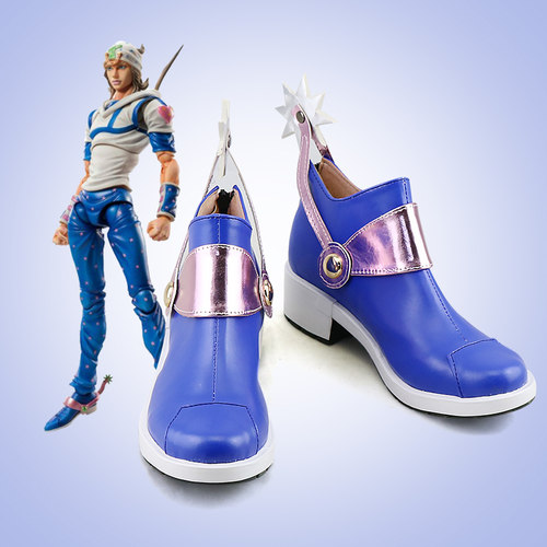 JOJO的奇妙冒险 乔尼 乔斯达 cosplay鞋 cos鞋来图定做190427