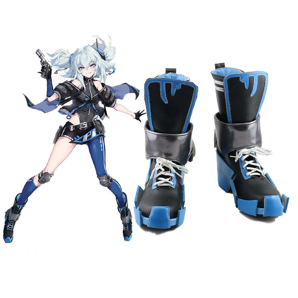 少女前线 pa15cos鞋定制 动漫Cosplay女靴支持来图制作