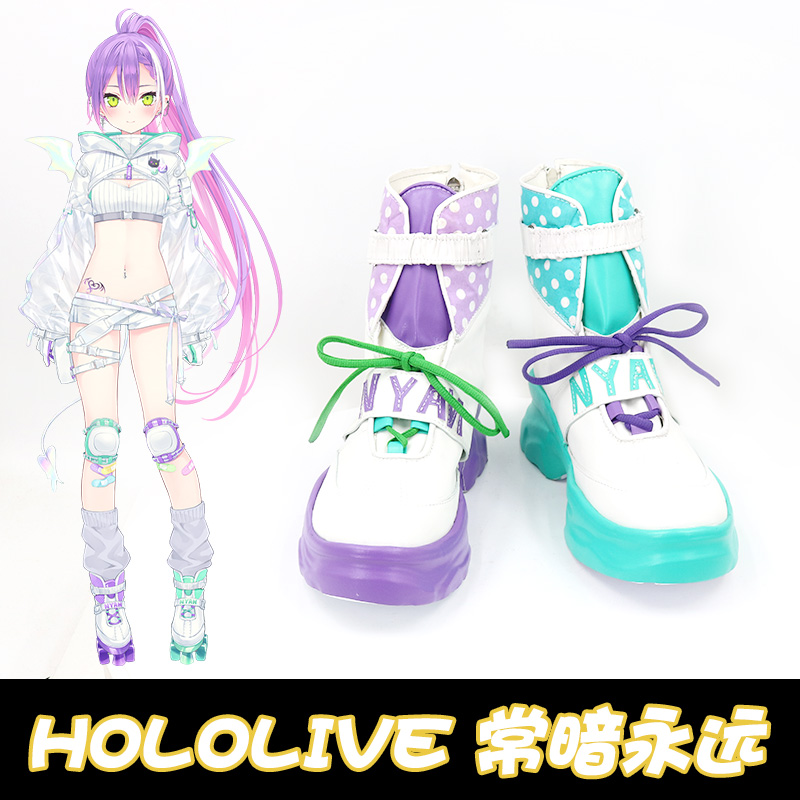 hololive 常暗永远 cosplay鞋cos高跟鞋动漫展演出增高鞋来图定做