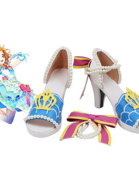 Cosplay鞋偶像活动Aikatsu大空明动漫手游cos鞋定制专拍