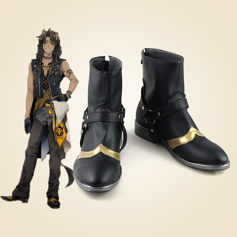 扭曲仙境 leona cosplay鞋 cos鞋来图定做