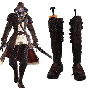 Cosplay最终幻想ff14vipe 蝰蛇剑士校服 动漫游戏cos鞋定制专拍