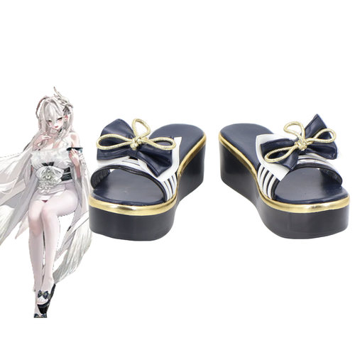 Cosplay鞋靴 碧蓝航线游戏 白凤 Cosplay鞋cos鞋定制
