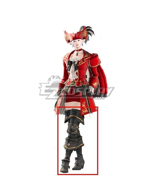 最终幻想14 红魔cosplay鞋定制专拍