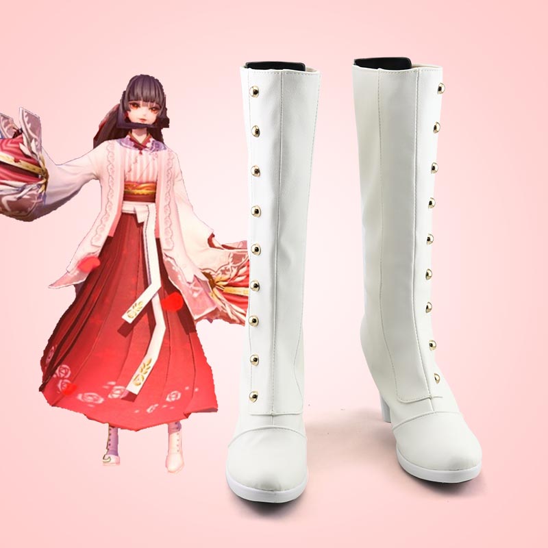鬼女红叶 阴阳师决战平安京cos鞋 动漫Cosplay靴支持定制