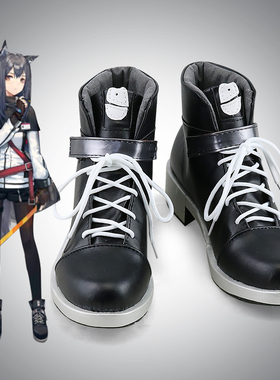 明日方舟 德克萨斯cos鞋定制 动漫Cosplay女靴支持看图制作