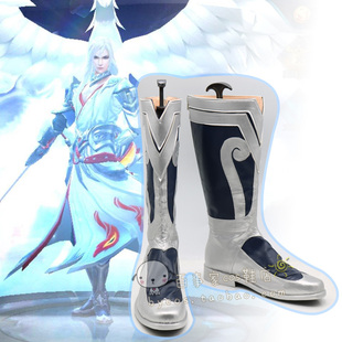 王者荣耀 凤求凰 李白 cosplay鞋 cos鞋来图定做