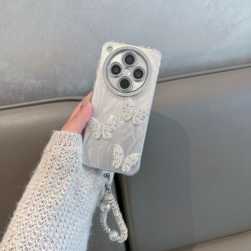 珍珠蝴蝶结适用oppofindx8手机壳