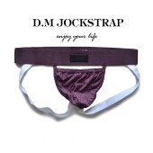 双丁裤 D.M男内裤 性感低腰纯色吊带镂空透气莫代尔丁字裤 情趣高弹