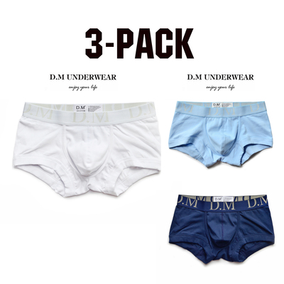 透气性感舒适简约青年男内裤dm