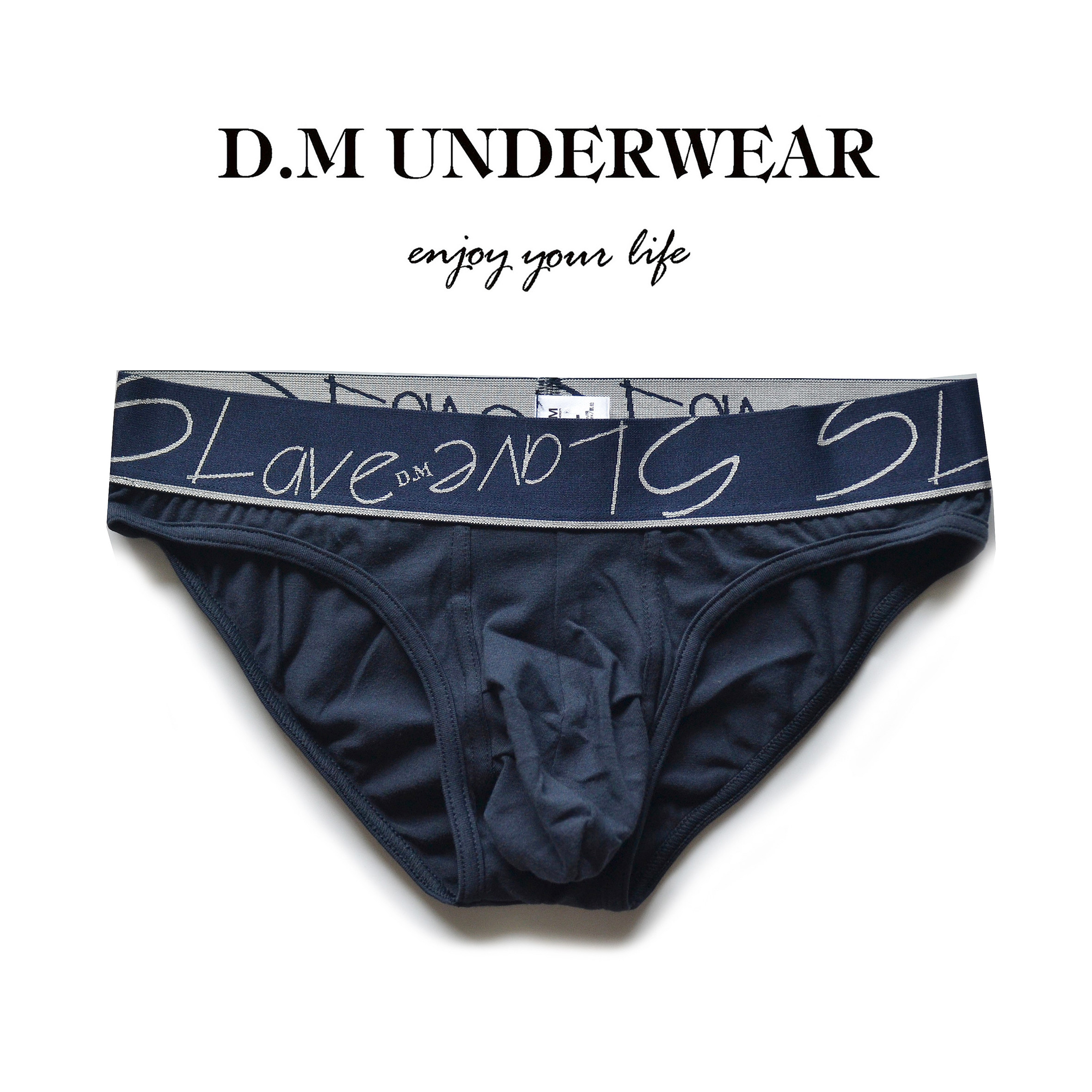 D.M男内裤低腰性感激凸囊袋欧美纯色棉三角裤个性字母运动青年潮,女士内衣/男士内衣/家居服,男三角内裤,淘宝优惠券,粉丝福利购,淘宝优惠卷