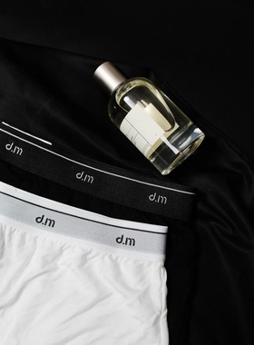 D.M男内裤低腰性感纯色四角阿罗裤平角裤睡裤宽松高弹 兰精莫代尔