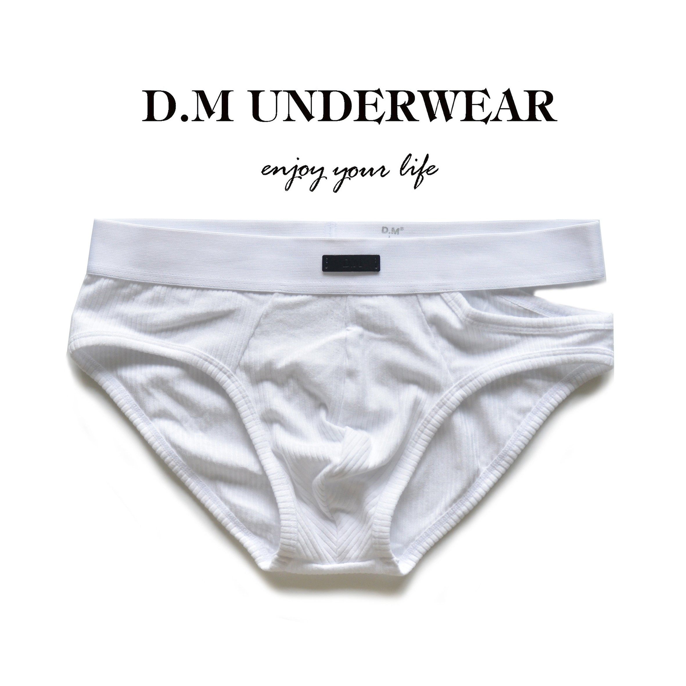 D.M男内裤低腰性感简约三角裤磨毛绒毛加厚宽条莫代尔侧开口个性,女士内衣/男士内衣/家居服,男三角内裤,淘宝优惠券,粉丝福利购,淘宝优惠卷