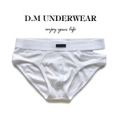 磨毛绒毛加厚宽条莫代尔侧开口个性 D.M男内裤 低腰性感简约三角裤