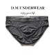商务纯色透气字母运动潮 D.M男内裤 高弹低腰性感三角裤 50S莫代尔