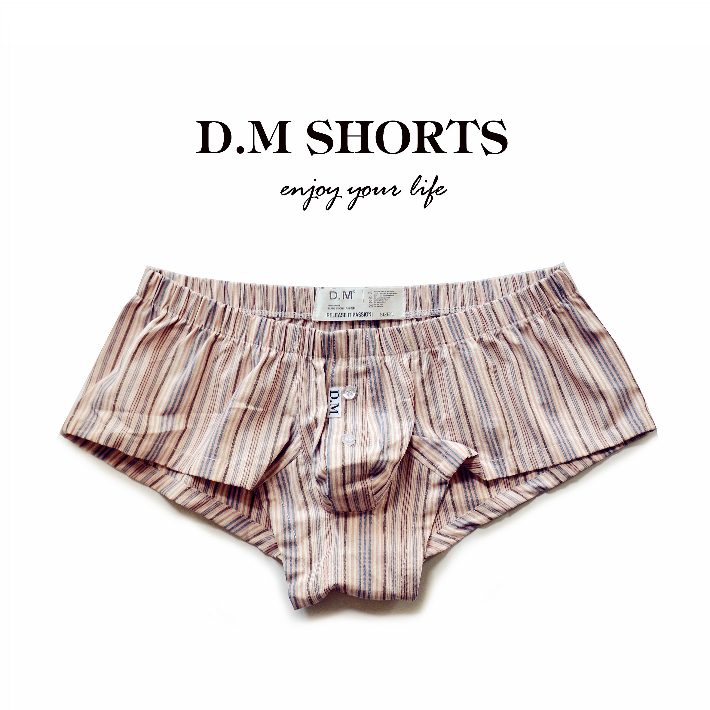 D.M男生内裤低腰性感宽松家居