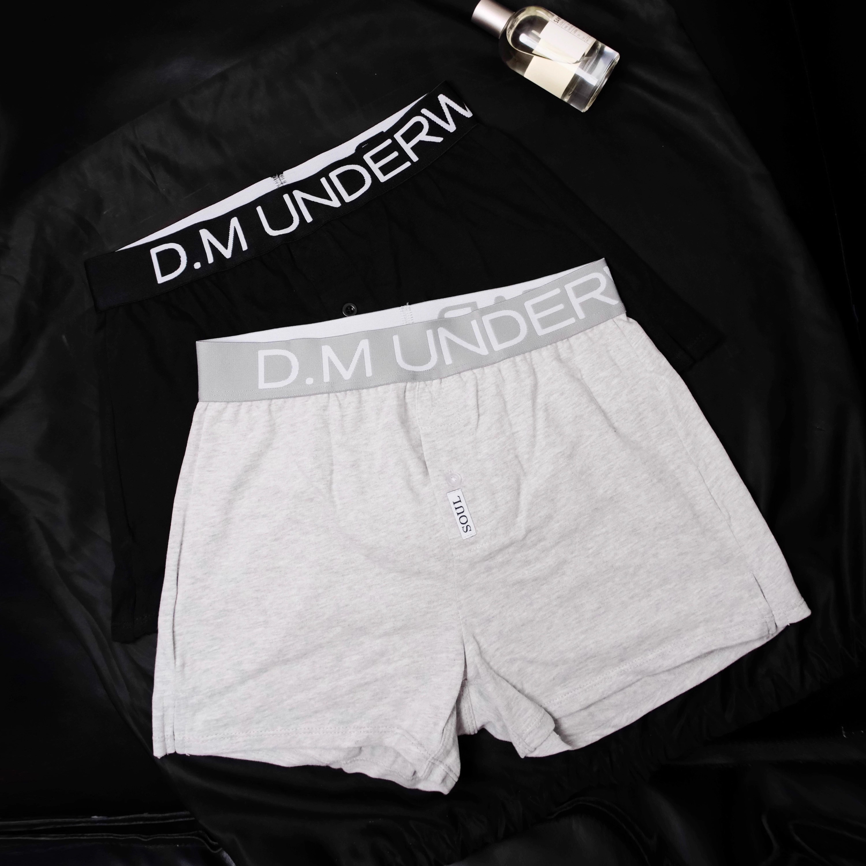 D.M平角裤字母纯色简约基础打底