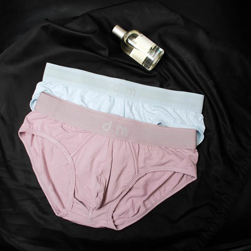 D.M男内裤低腰性感高弹柔滑三角裤 纯色商务四季透气潮竹纤维系列