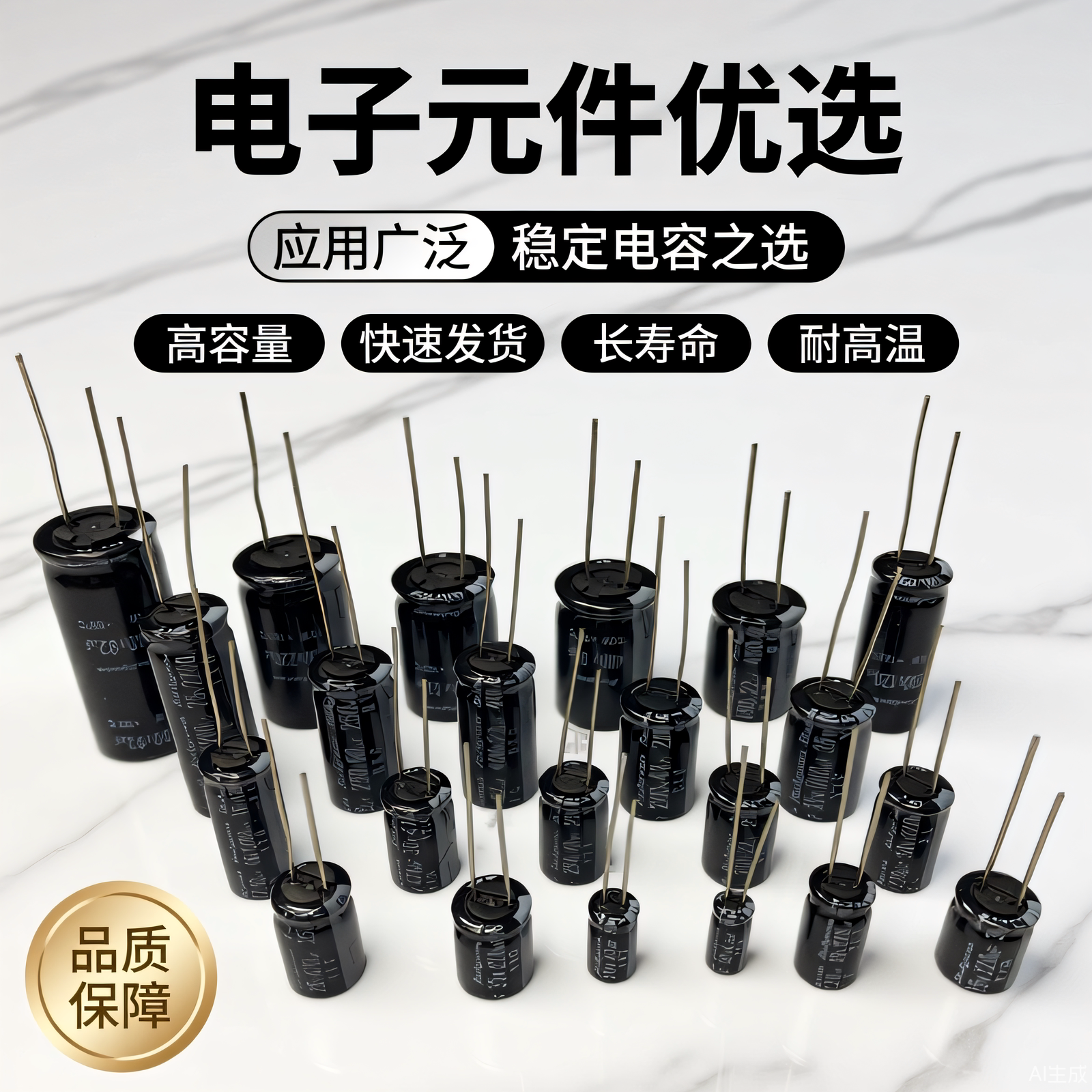 日本原装正品进口铝电解电容 35V6800UF 18X35.5 红宝石 直插高频