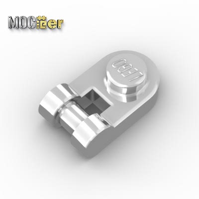 LEGO 乐高配件 26047 铰链板 电镀银 定制