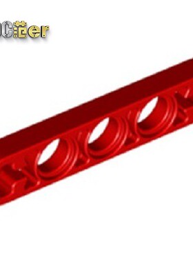 LEGO 乐高科技配件 11478 1x5带轴栓薄臂 红色 6214344 全新