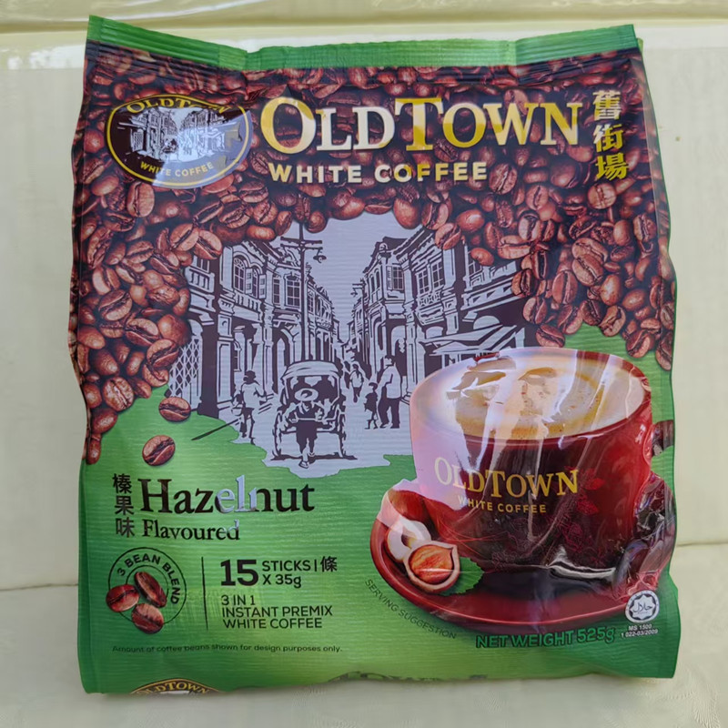 包邮香港购马版进口白咖啡速溶