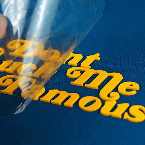 热转印硅胶标烫贴服装补丁