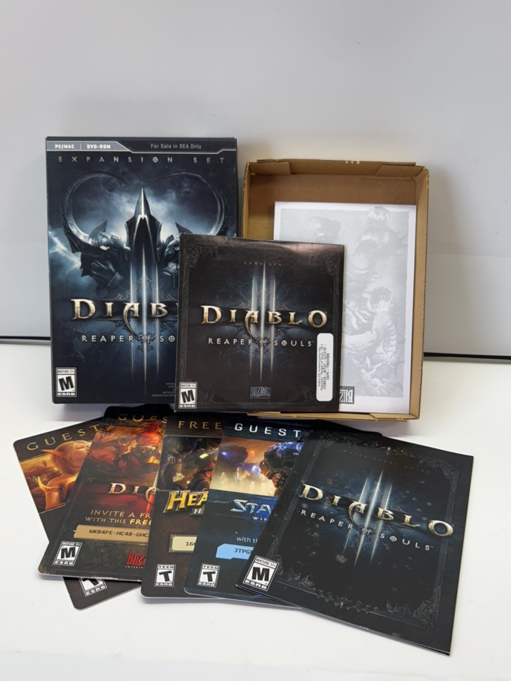 暗黑破坏神3 夺魂 暗黑三 资料片 游戏光盘 PC盒装正版电脑光碟