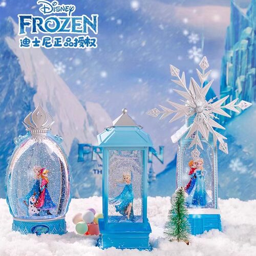 冰雪奇缘八音盒水晶球艾莎公主