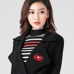 防走光胸花女优雅领针 韩国西装 外套别针大衣开衫 胸针插针式 男士