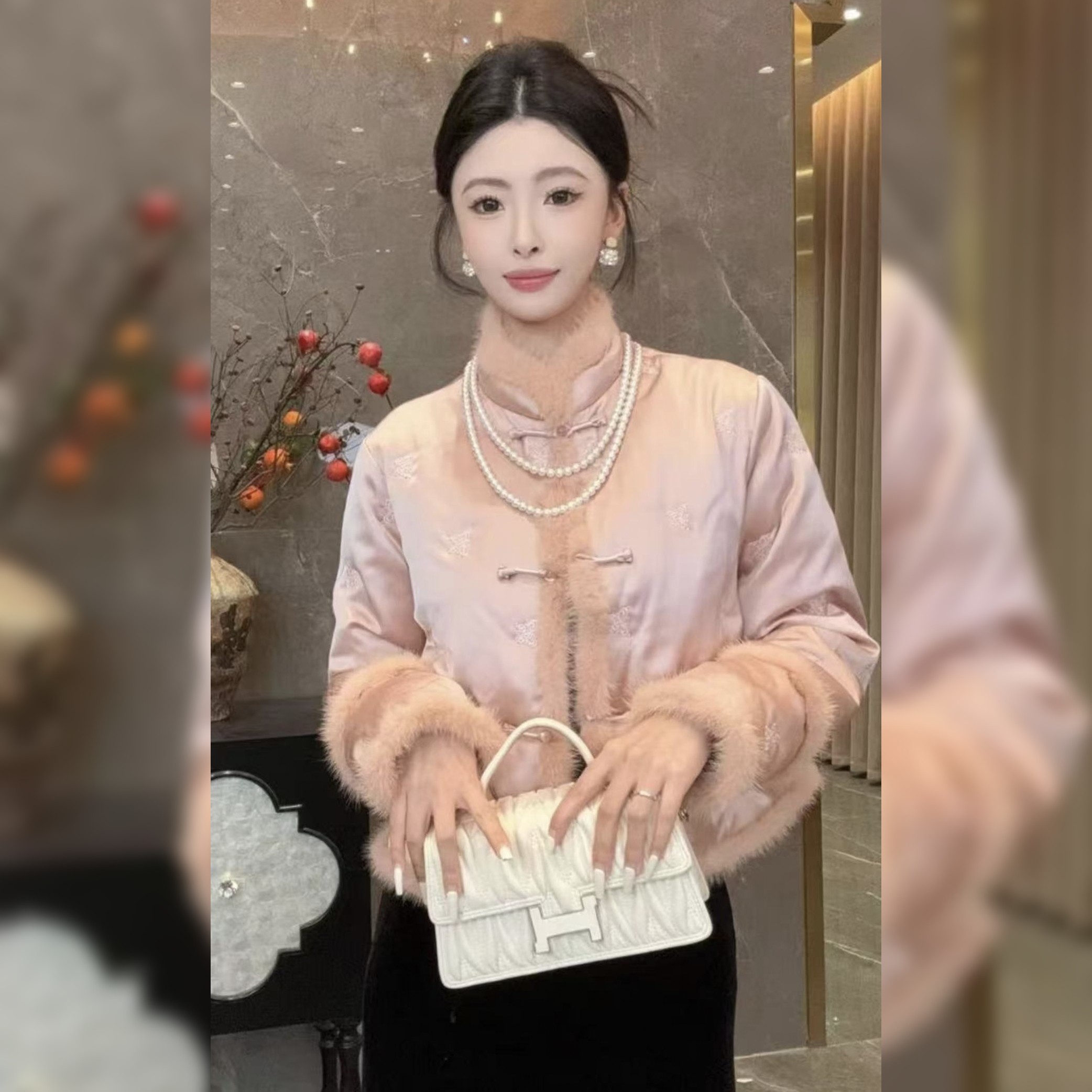 复古新中式风立领盘扣刺绣蝴蝶棉服女毛毛国风棉袄气质高端短外套,女装/女士精品,棉衣/棉服,淘宝优惠券,粉丝福利购,淘宝优惠卷