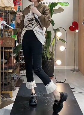 九分常规直筒裤牛仔欧货