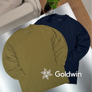 T恤 两色莱赛尔混纺户外风长袖 GM45105 POLARTEC Goldwin官方授权